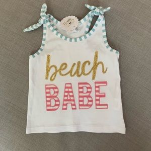 Mudpie “Beach Babe” tank. NWT! ☀️